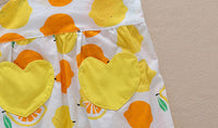Load image into Gallery viewer, Baby Kid Girls Fruit Print Rompers Wholesale 22051706

