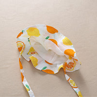 Load image into Gallery viewer, Baby Kid Girls Fruit Print Rompers Wholesale 22051706
