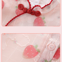 Load image into Gallery viewer, Baby Girls Fruit Print Rompers Wholesale 220517103
