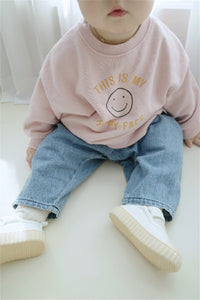 Load image into Gallery viewer, Baby Kid Unisex Solid Color Polka dots Print Pants Wholesale 220517111
