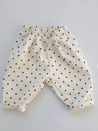 Load image into Gallery viewer, Baby Kid Unisex Solid Color Polka dots Print Pants Wholesale 220517111
