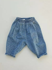 Load image into Gallery viewer, Baby Kid Unisex Solid Color Polka dots Print Pants Wholesale 220517111
