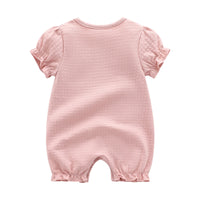 Load image into Gallery viewer, Baby Girls Solid Color Rompers Wholesale 220517115
