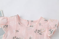 Load image into Gallery viewer, Baby Girls Flower Print Rompers Wholesale 220517116
