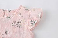 Load image into Gallery viewer, Baby Girls Flower Print Rompers Wholesale 220517116
