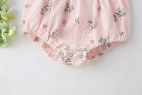 Load image into Gallery viewer, Baby Girls Flower Print Rompers Wholesale 220517116
