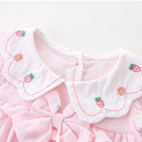 Load image into Gallery viewer, Baby Girls Fruit Print Rompers Wholesale 220517119
