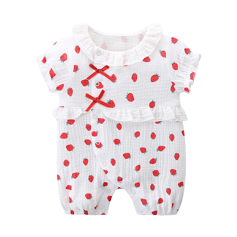 Baby Girls Fruit Rompers Wholesale 220517128