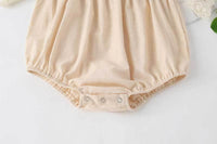 Load image into Gallery viewer, Baby Girls Solid Color Lace Rompers Wholesale 220517138

