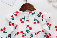 Load image into Gallery viewer, Baby Girls Fruit Print Rompers Wholesale 22051714
