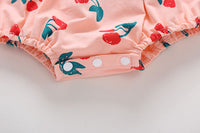Load image into Gallery viewer, Baby Girls Fruit Print Rompers Wholesale 22051714
