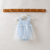 Load image into Gallery viewer, Baby Girls Solid Color Rompers Wholesale 22051716
