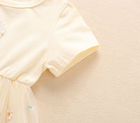 Load image into Gallery viewer, Baby Girls Flower Embroidered Rompers Wholesale 22051717

