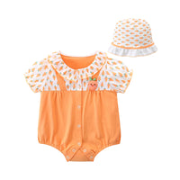 Load image into Gallery viewer, Baby Girls Fruit Cartoon Print Rompers Wholesale 220517180
