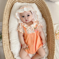 Load image into Gallery viewer, Baby Girls Fruit Cartoon Print Rompers Wholesale 220517180
