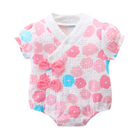 Load image into Gallery viewer, Baby Girls Print Rompers Wholesale 220517183
