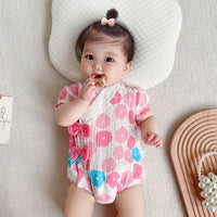 Load image into Gallery viewer, Baby Girls Print Rompers Wholesale 220517183
