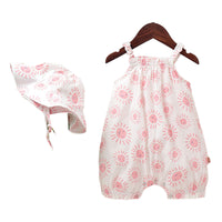 Load image into Gallery viewer, Baby Girls Flower Fruit Print Rompers Wholesale 22051719
