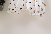 Load image into Gallery viewer, Baby Girls Flower Fruit Print Rompers Wholesale 22051719
