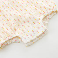 Load image into Gallery viewer, Baby Girls Flower Polka dots Print Rompers Wholesale 220517193
