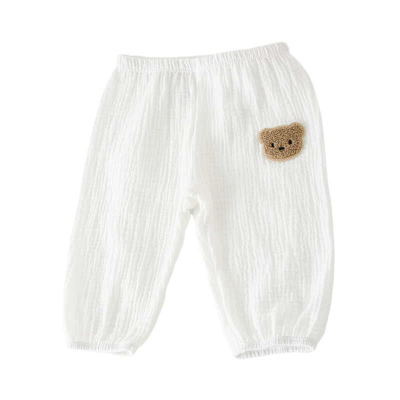 Baby Kid Unisex Solid Color Cartoon Pants Wholesale 220517203