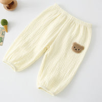 Load image into Gallery viewer, Baby Kid Unisex Solid Color Cartoon Pants Wholesale 220517203
