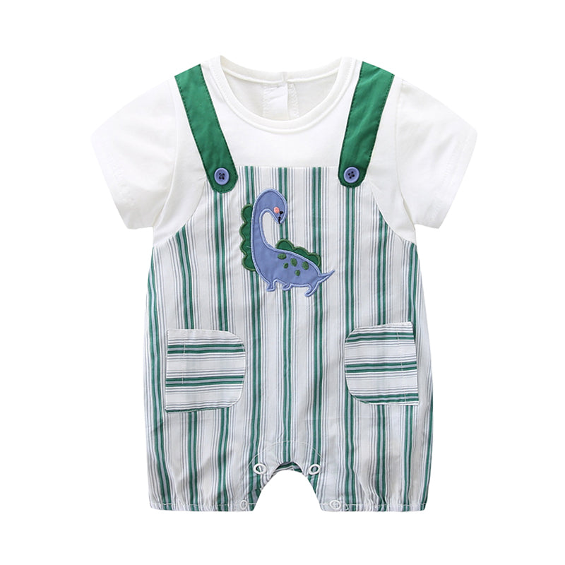 Baby Unisex Striped Rompers Wholesale 220517210