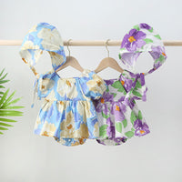 Load image into Gallery viewer, Baby Girls Flower Rompers Wholesale 220517211
