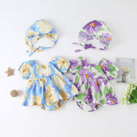 Load image into Gallery viewer, Baby Girls Flower Rompers Wholesale 220517211
