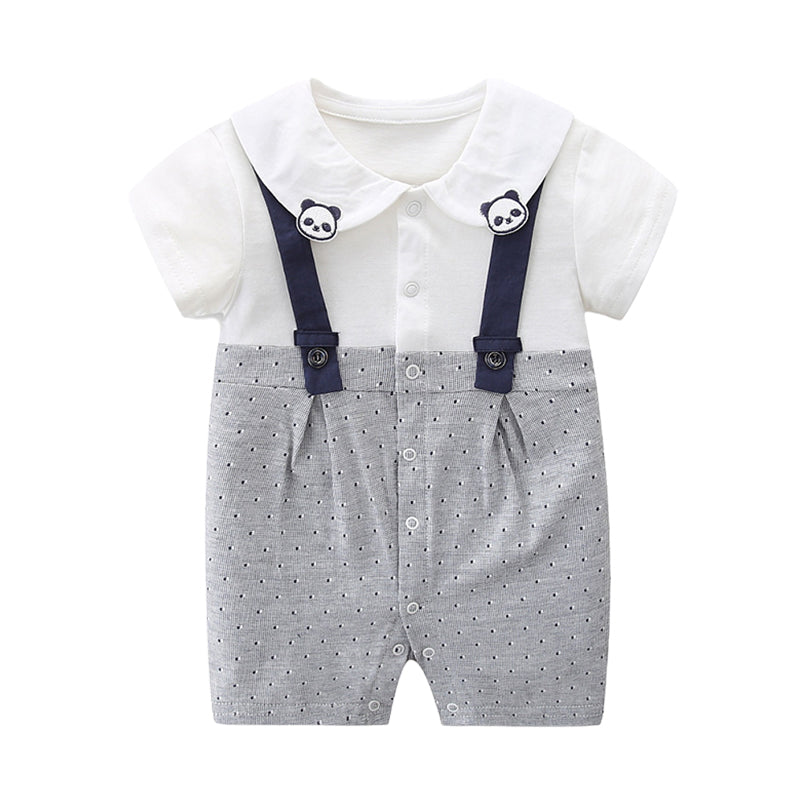 Baby Unisex Color-blocking Rompers Wholesale 220517217