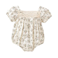 Load image into Gallery viewer, Baby Girls Flower Print Rompers Wholesale 22051723
