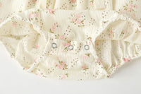 Load image into Gallery viewer, Baby Girls Flower Bow Print Rompers Wholesale 220517237
