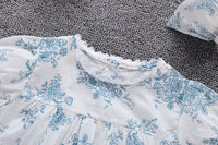 Load image into Gallery viewer, Baby Girls Flower Print Rompers Wholesale 22051724
