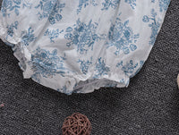 Load image into Gallery viewer, Baby Girls Flower Print Rompers Wholesale 22051724
