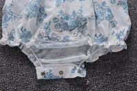 Load image into Gallery viewer, Baby Girls Flower Print Rompers Wholesale 22051724
