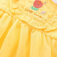 Load image into Gallery viewer, Baby Kid Girls Color-blocking Embroidered Dresses Wholesale 220517245
