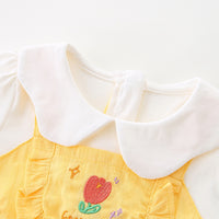 Load image into Gallery viewer, Baby Kid Girls Color-blocking Embroidered Dresses Wholesale 220517245
