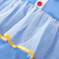 Load image into Gallery viewer, Baby Girls Color-blocking Love heart Bow Lace Print Rompers Wholesale 220517263
