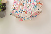 Load image into Gallery viewer, Baby Girls Flower Print Rompers Wholesale 22051727
