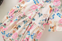 Load image into Gallery viewer, Baby Girls Flower Print Rompers Wholesale 22051727

