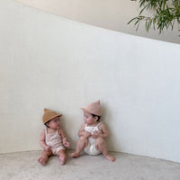 Load image into Gallery viewer, 2 Pieces Set Baby Girls Flower Print Tank Tops And Shorts Wholesale 220517285
