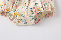 Load image into Gallery viewer, Baby Girls Flower Print Rompers Wholesale 22051732
