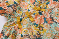 Load image into Gallery viewer, Baby Girls Color-blocking Flower Print Rompers Wholesale 22051733
