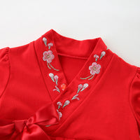 Load image into Gallery viewer, Baby Girls Flower Lace Embroidered Rompers Wholesale 22051738
