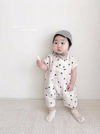 Load image into Gallery viewer, Baby Kid Unisex Polka dots Print Rompers Wholesale 22051754
