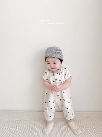 Load image into Gallery viewer, Baby Kid Unisex Polka dots Print Rompers Wholesale 22051754
