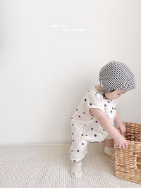 Load image into Gallery viewer, Baby Kid Unisex Polka dots Print Rompers Wholesale 22051754
