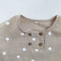 Load image into Gallery viewer, Baby Kid Unisex Polka dots Print Rompers Wholesale 22051754
