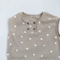 Load image into Gallery viewer, Baby Kid Unisex Polka dots Print Rompers Wholesale 22051754
