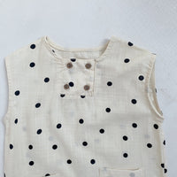 Load image into Gallery viewer, Baby Kid Unisex Polka dots Print Rompers Wholesale 22051754
